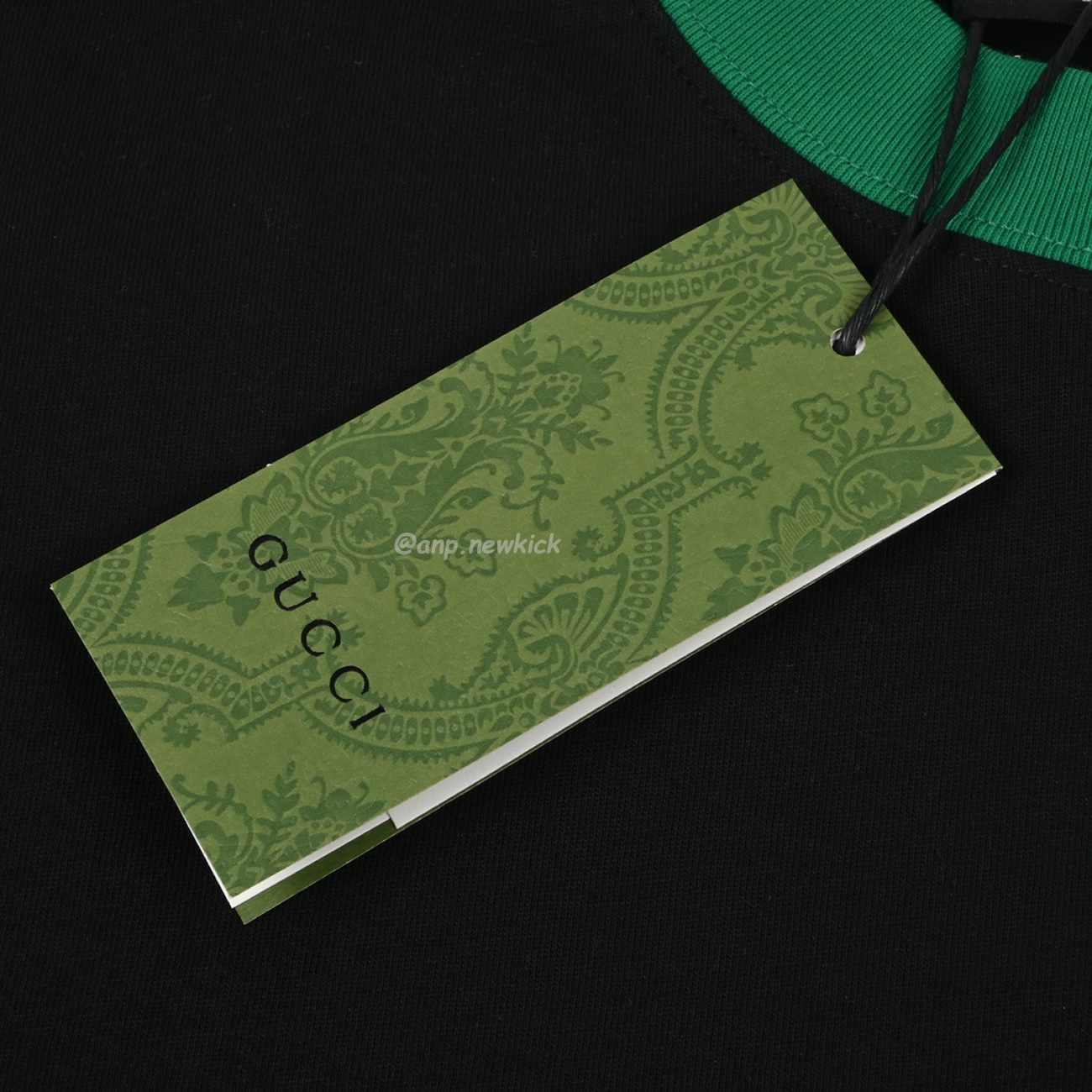 Gucci Color Blocking Logo Letter Embroidered Pattern Short Sleeved T Shirt (7) - www.newkick.vip